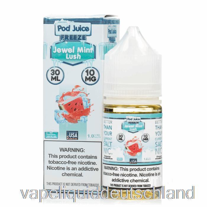 Jewel Mint Lush Einfrieren – Schotensaft – 30 Ml, 55 Mg Vape-Flüssigkeit